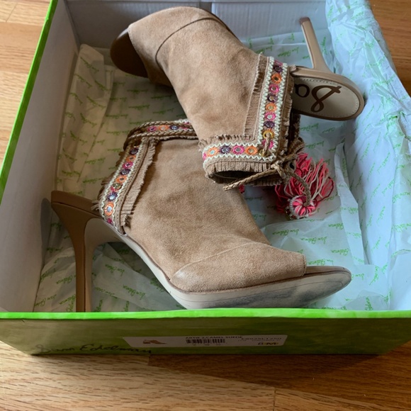 EUC Sam Edelman Artie 2 Camel Suede Size 8 - Picture 7 of 7